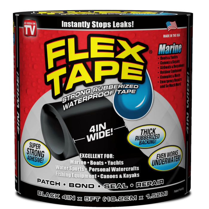 Waterproof Flex Tape For Leak Repair!!