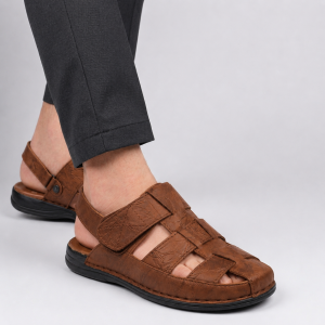 mens casual Genuine Leather sandals-KM-75C