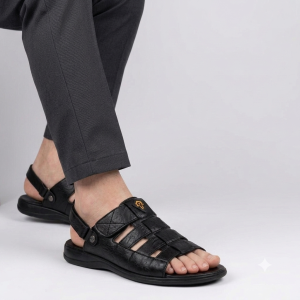 Mens casual Genuine Leather sandals-KM-77B