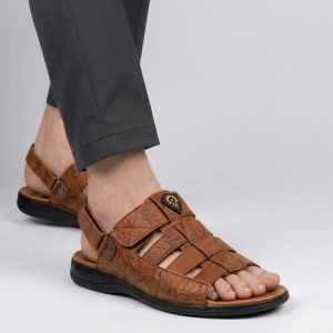 Mens casual Genuine Leather sandals-KM-77C