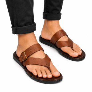 Mens casual Genuine Leather sandals-KM-200-C