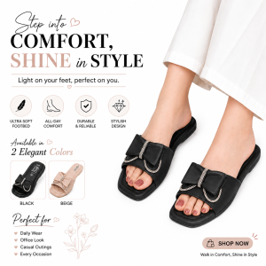 Women Flats Sandal KM-665-B