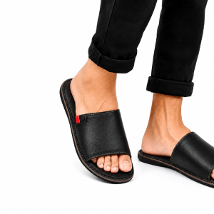 Men's Premium Slide Sandal – Black KM-30