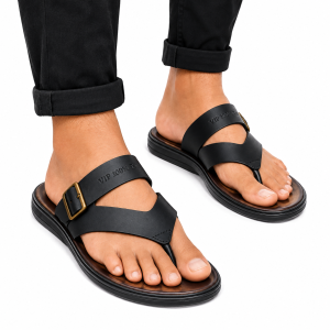 Mens casual Genuine Leather sandals-KM-200-B